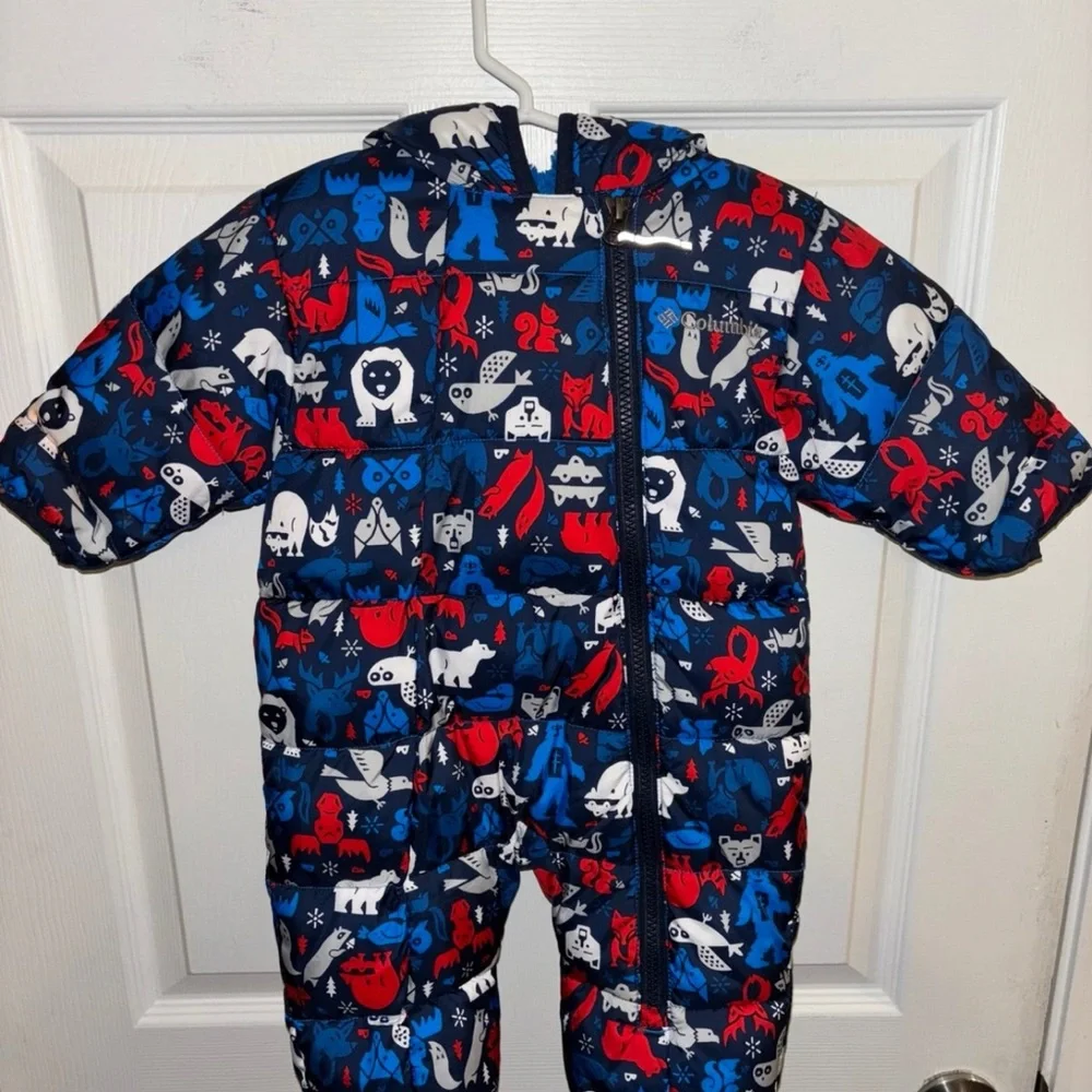 Columbia Infant Snowsuit with Animal Print